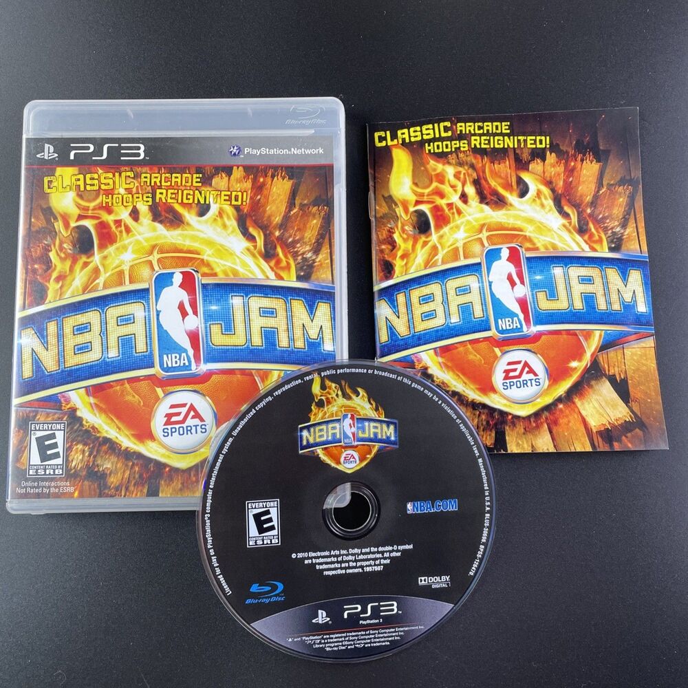 NBA Jam (Sony PlayStation 3, 2010) PS3 Complete CIB